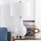 Safavieh Lighting Collection Paris White Ceramic 27-inch Table Lamp | Amazon (US)