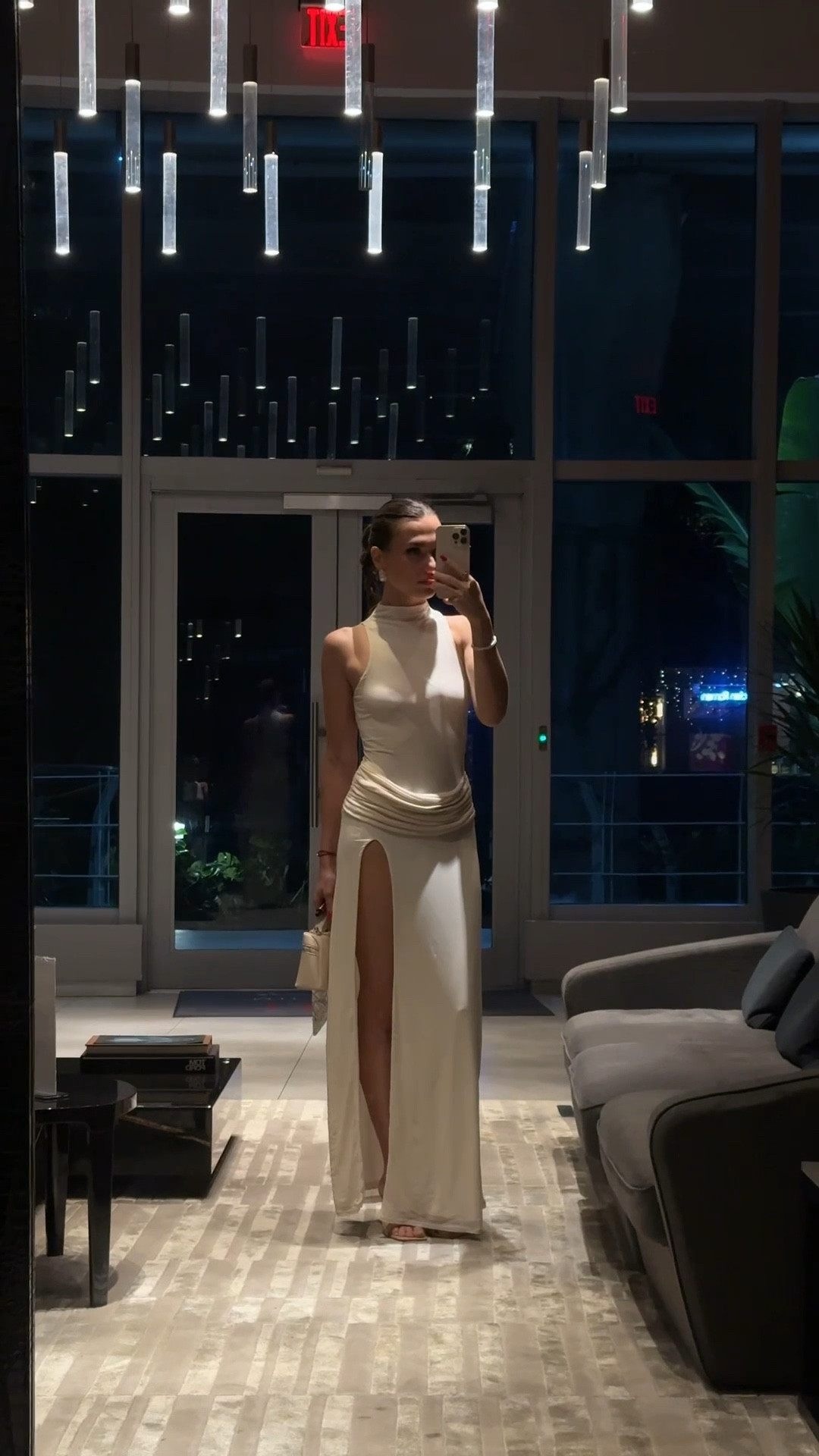 This elegant maxi dress with high slit will turn all the heads towards you. True 90s it girl style 🤍

#LTKootd #LTKgrwm