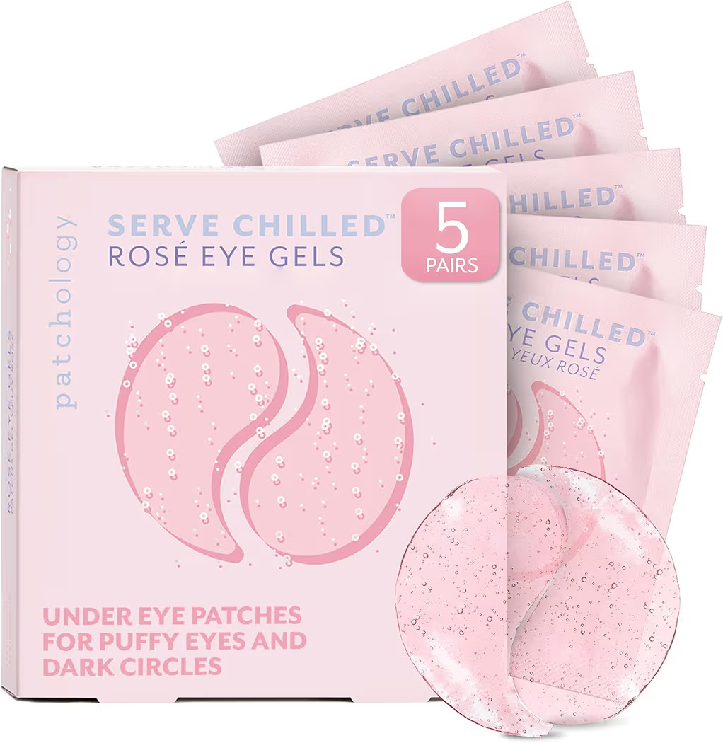 Patchology Serve Chilled Rosé Hydrating Under Eye Patches – Hyaluronic Acid & Antioxidant-Infu... | Amazon (US)