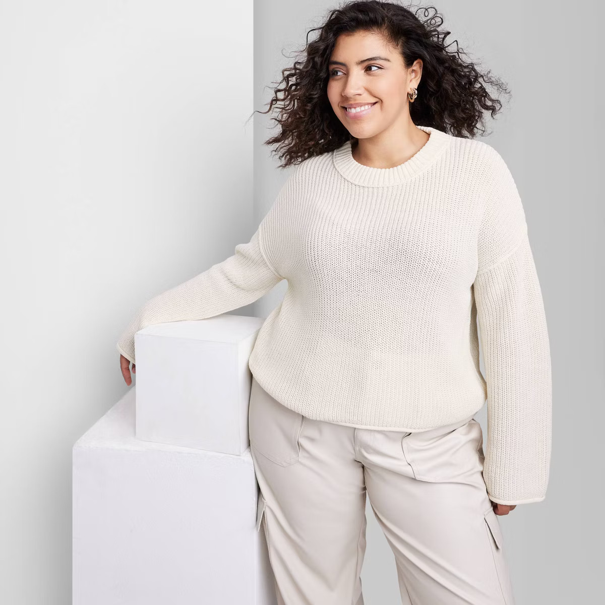 Women's Crewneck Boxy Pullover Sweater - Wild Fable™ | Target