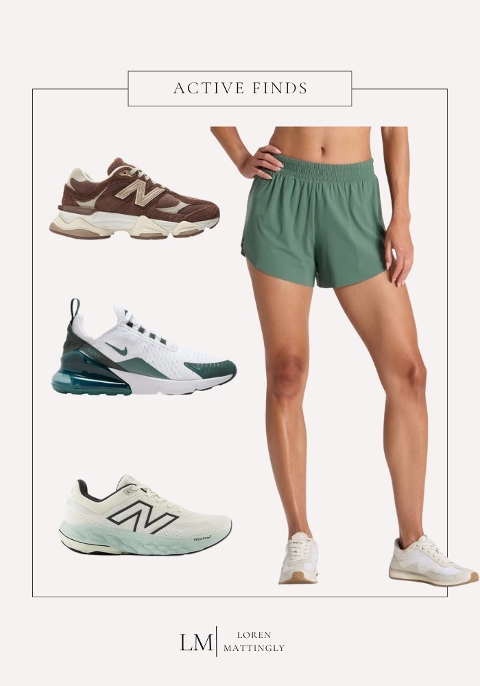 Fresh kicks and easy shorts that make every walk, workout, or errand feel a little more put-together. These pieces blend comfort and style — because your activewear should work as hard as you do. 💪✨

#ActiveStyle #Athleisure #WorkoutOutfit  #LTKfit

#LTKActive