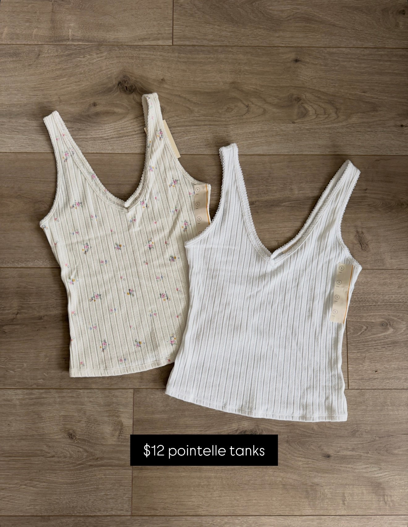 Love these pointelle tanks 😍 several colors available. I went with a S  

#LTKootd #LTKTall #LTKSeasonal