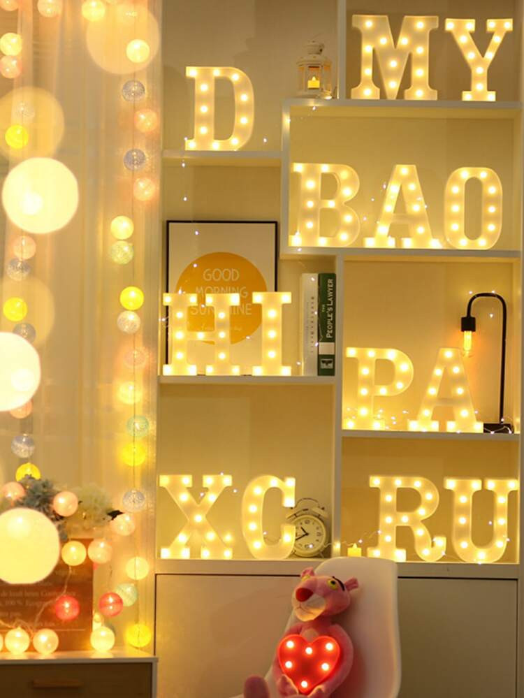 1pc Letter Design Decoration Light | SHEIN