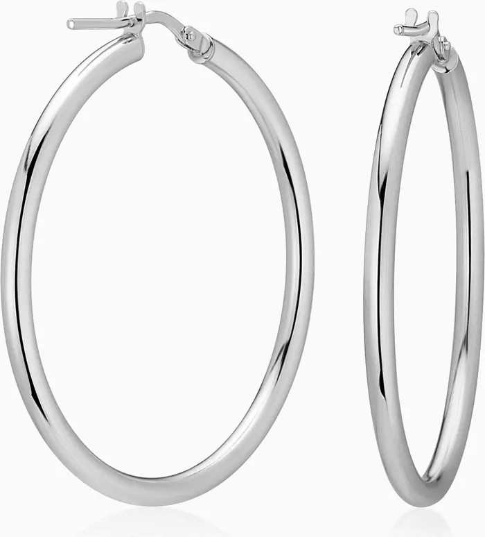 Oradina Sterling Silver Everyday Hoops Earrings | Nordstrom | Nordstrom