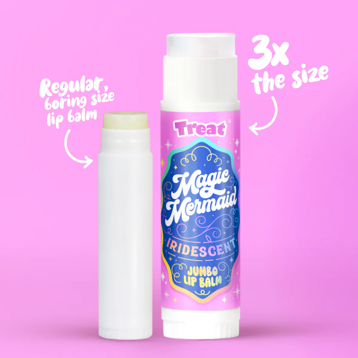 Magic Mermaid Iridescent Jumbo Lip Balm | Treat Beauty