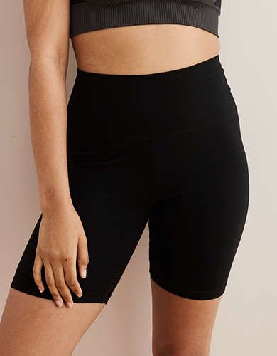 Aerie Move Mesh High Waisted Bike Short | American Eagle Outfitters (US & CA)