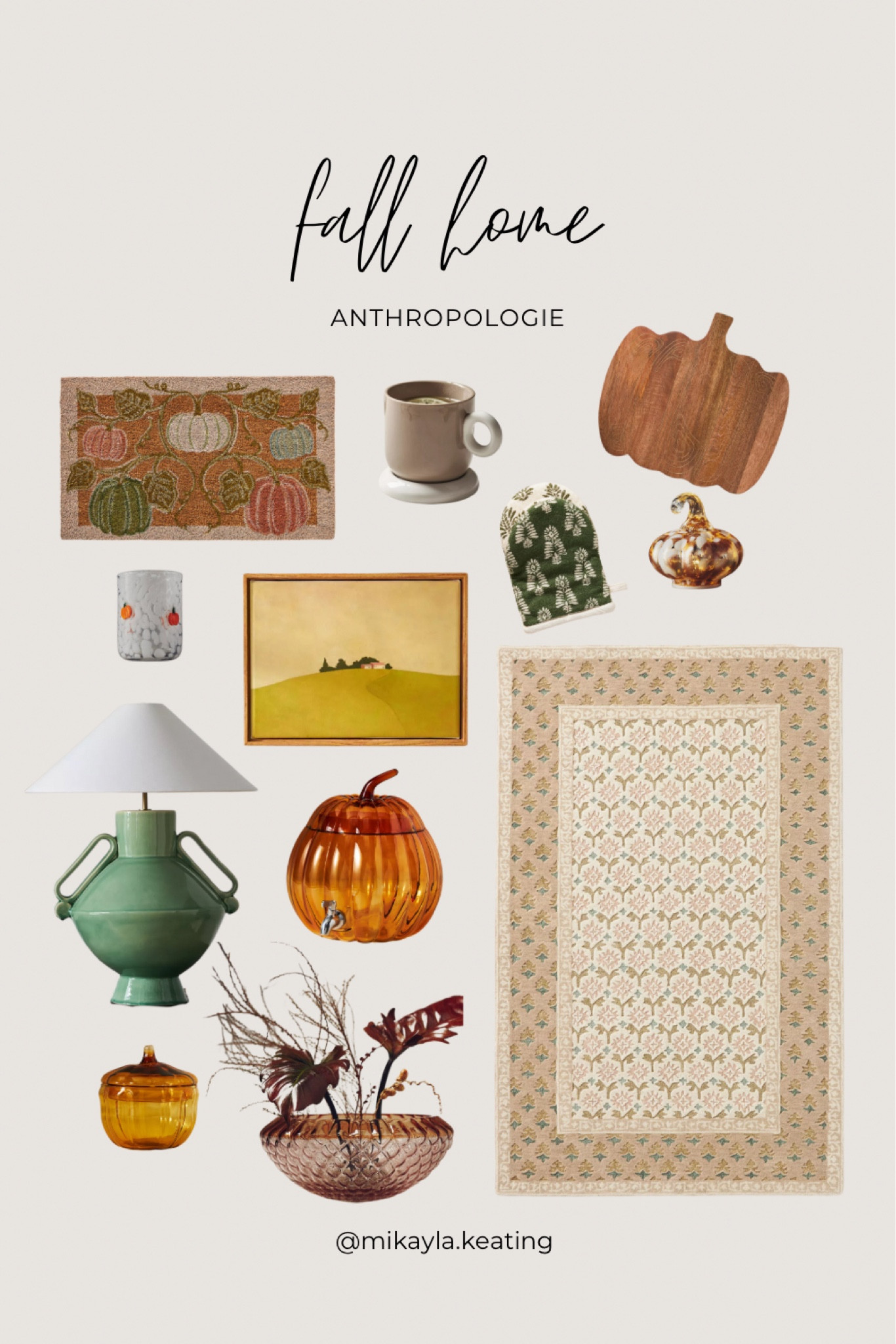 Anthropologie Fall Home Decor

Pumpkin, Halloween, icon glassware, rug, lamp, vase, artwork, mug, doormat, kitchen, living room, bedroomm

#LTKStyleTip #LTKSeasonal #LTKHome