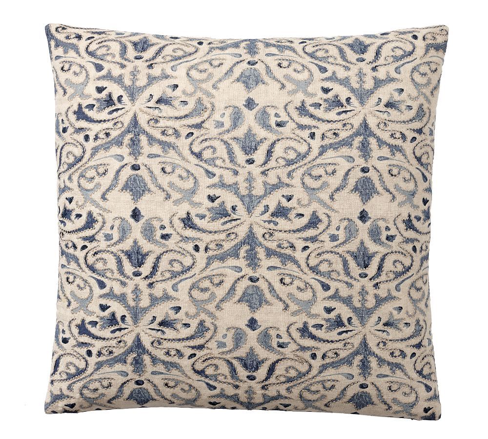 Reilley Embroidered Pillow | Pottery Barn (US)