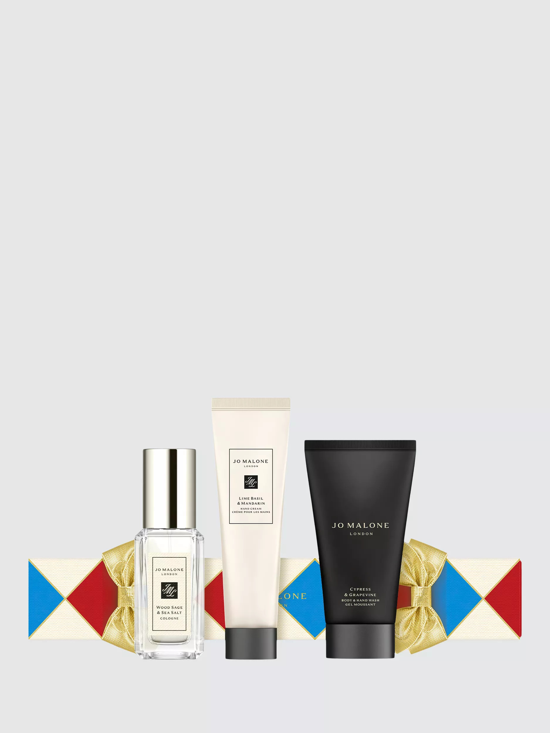 Jo Malone London Red & Blue Men's Christmas Cracker Gift Set | John Lewis (UK)