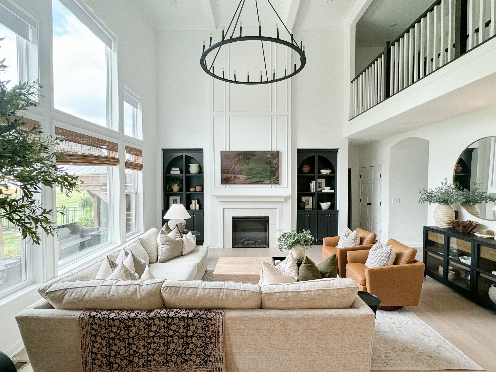 Living Room
Family Room
Sofa
Couch
Sectional
Rug
Sideboard
Chandelier
Built ins
Coffee table
Accent chair
Swivel chair