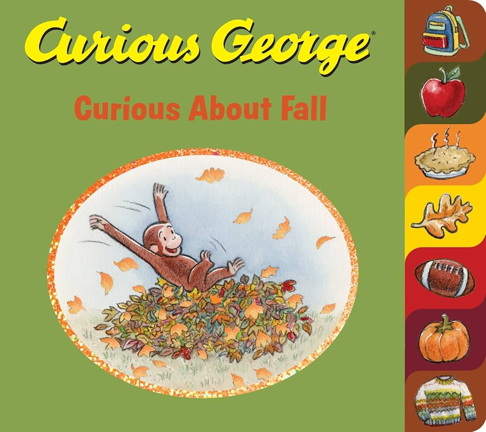 Curious George Curious About Fall Tabbed Board Book | Amazon (US)