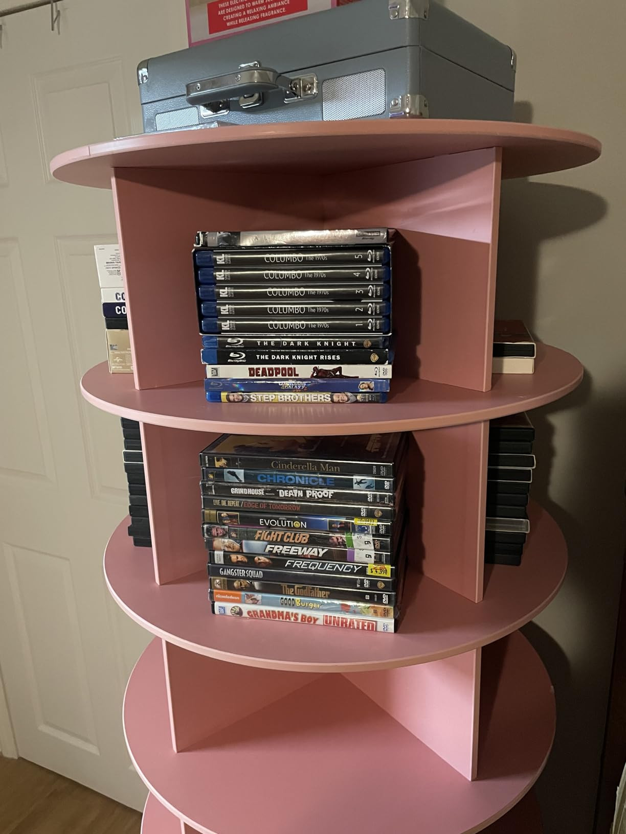 SpaceAid 7 Tier Rotating Shoe Rack Tower, Spinning Shoe Display Lazy Susan, Revolving 360 Shoe Ra... | Amazon (US)