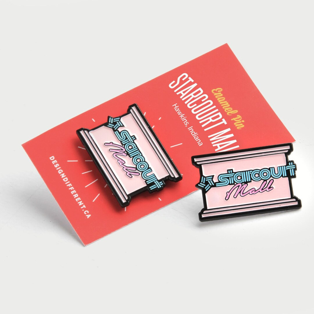 Stranger Things Starcourt Mall Enamel Pin Lapel Pin - Etsy | Etsy (US)