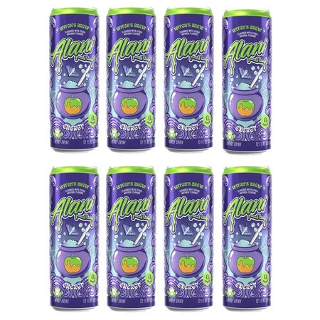 Alani Nu Sugar-Free Energy Drink, Witch's Brew 12 fl oz, 8 Pack | Walmart (US)
