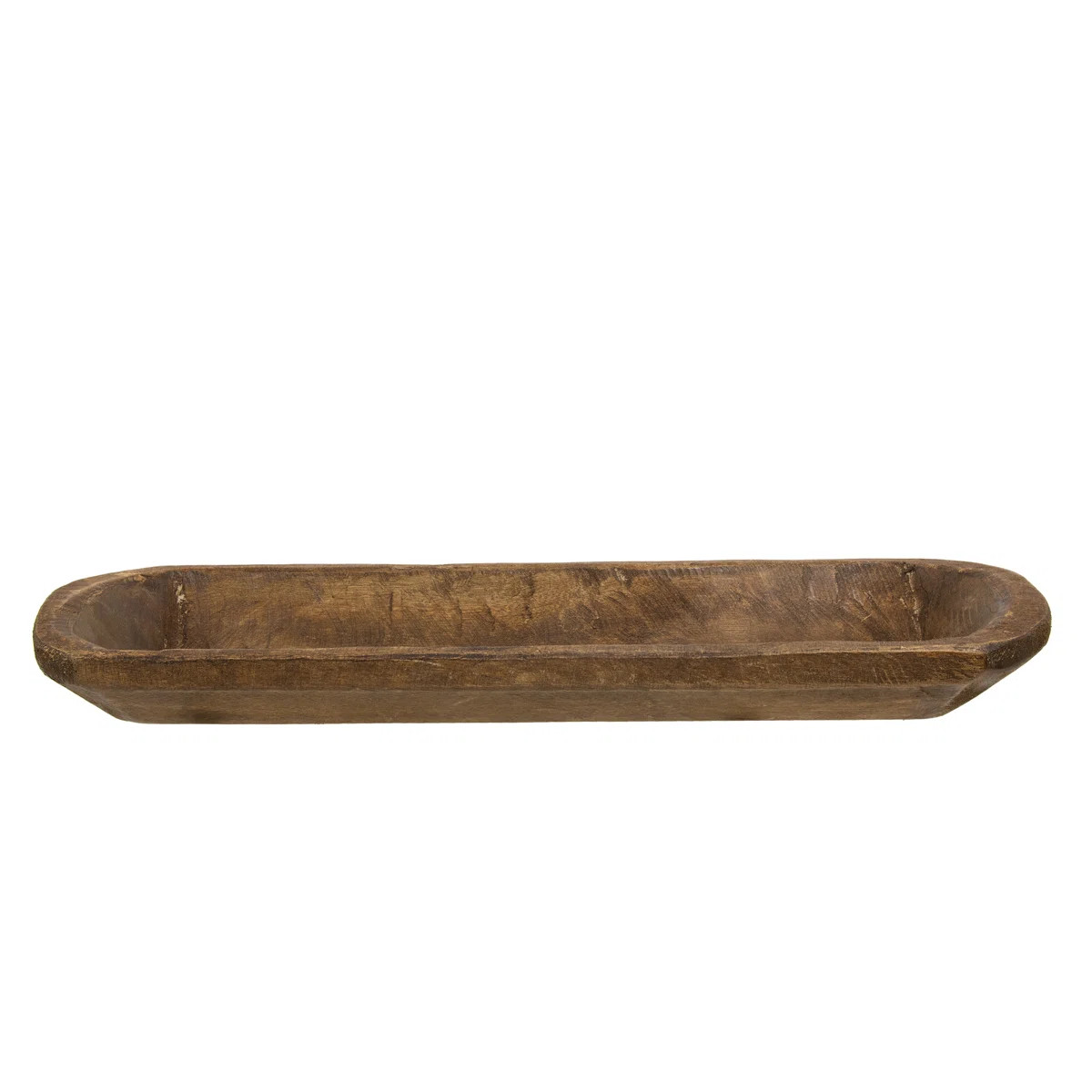Carved Wood Bread Bowl 20"x6" Brown | Wayfair North America