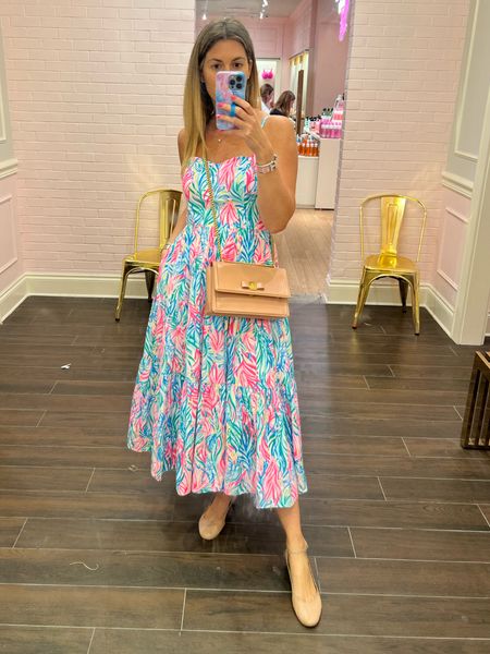 This dress quickly became one of my faves this summer. I’ve worn it to work with clients, for brunch and even for dinner. If you’re looking for a fun and flattering pieces that offers a great pop of color I highly recommend this style. It’s comfortable and has pockets! 

Runs TTS. Wearing size 4.

#LTKSeasonal