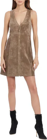 Amanda Uprichard Collins Faux Suede Minidress | Nordstrom | Nordstrom