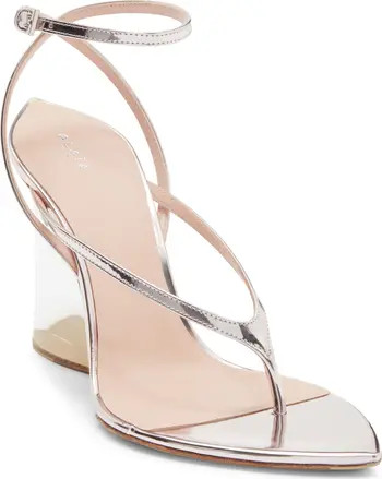 Ala\u00efa Invisible Wedge Ankle Strap Sandal (Women) | Nordstrom | Nordstrom