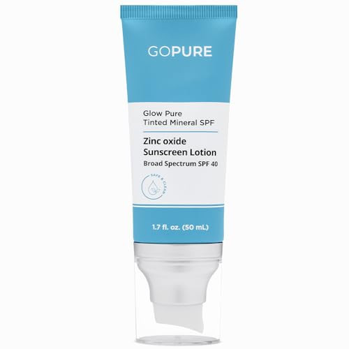 goPure Glow Pure Tinted Mineral SPF 40 PA +++ | Dermatologist-tested Face Sunscreen | Tinted Moisturizer with SPF | Protected Glowing Skin | No artificial fragrance, Reef-Friendly & Natural Sunscreen | Amazon (US)