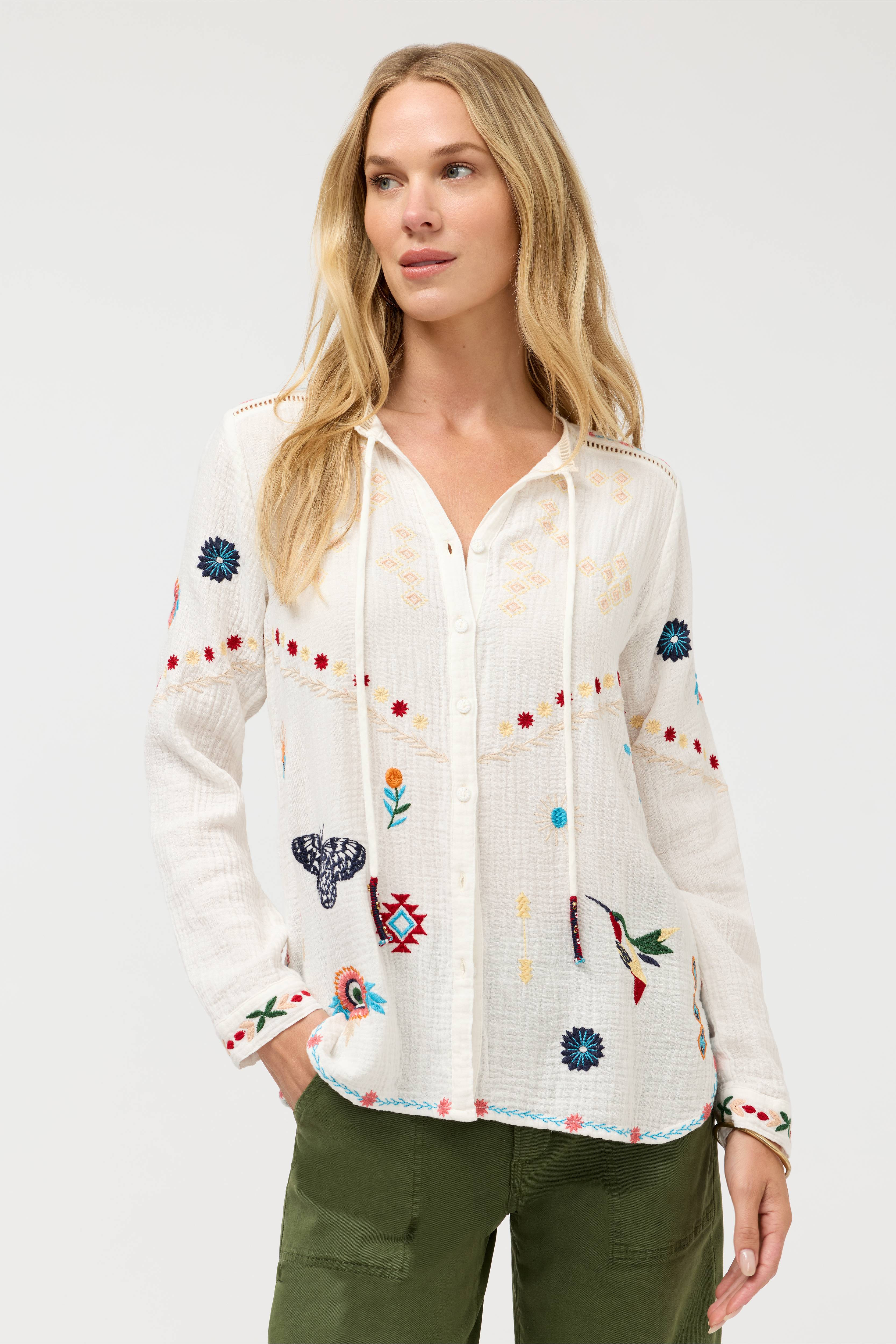 PAULINA SHIRT
                                
                                    
             ... | Johnny Was