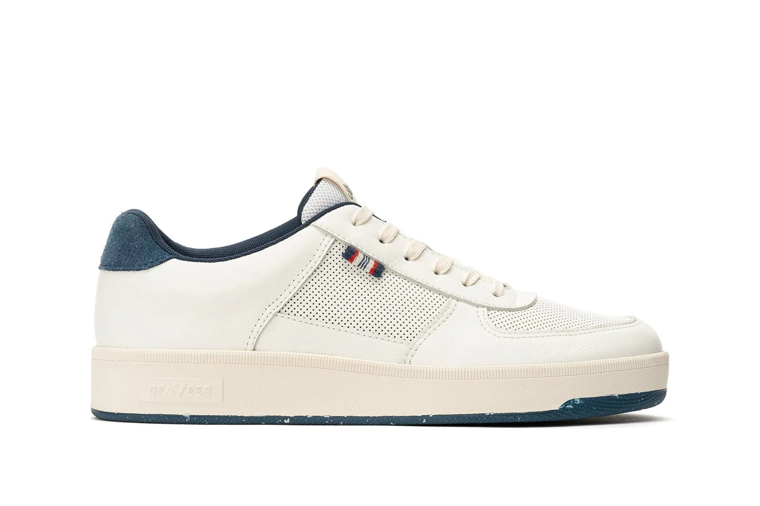 Mens - Cardinal Sneaker - White Navy | SeaVees (US)
