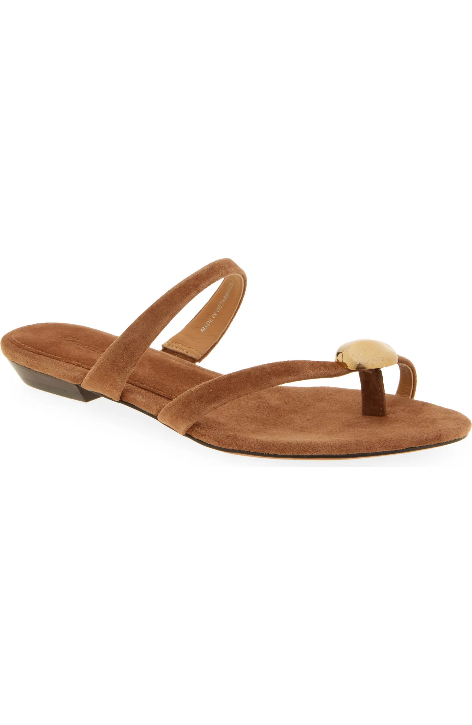 Madewell The Mila Hardware Toe Loop Slide Sandal (Women) | Nordstrom | Nordstrom