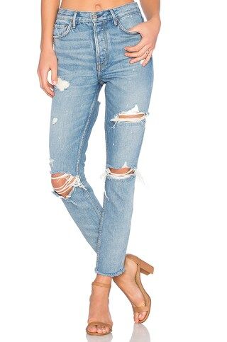 JEANS SKINNY VITA ALTA KAROLINA from Revolve.com | Revolve Clothing (Global)