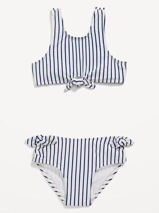 Printed Tie-Front Bikini Swim Set for Toddler Girls | Old Navy (CA)