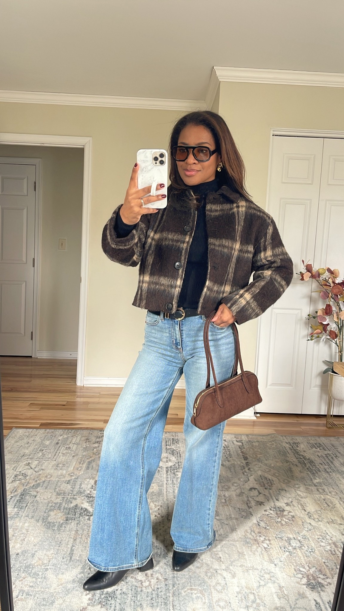 Love this Zara plaid Shacket! Wearing a small. Jeans are a size 4 

#LTKFindsUnder100 #LTKOver40 #LTKFindsUnder50
