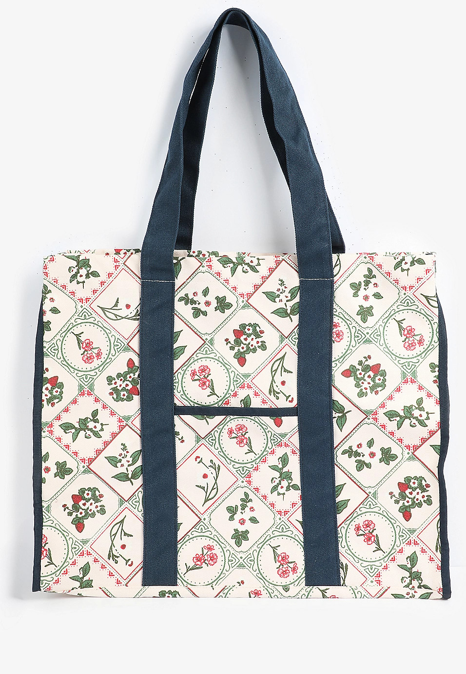 Blush Patchwork Canvas Carryall Tote Bag | Maurices