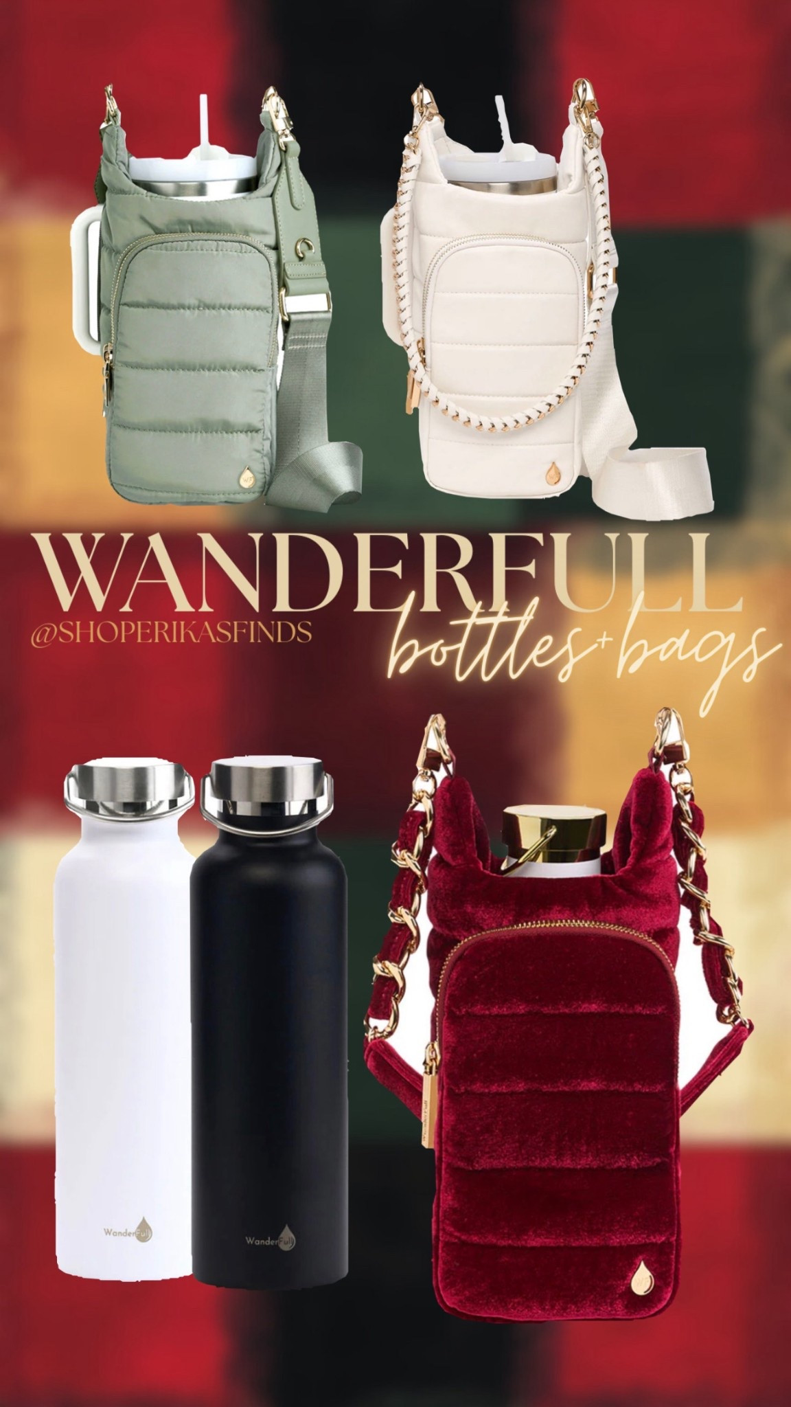 Wonderful bottles & bags

Cute on the go bags for women hydration aesthetic cups water on the go water bag for Stanley cups 

#LTKGiftGuide #LTKSeasonal #LTKootd