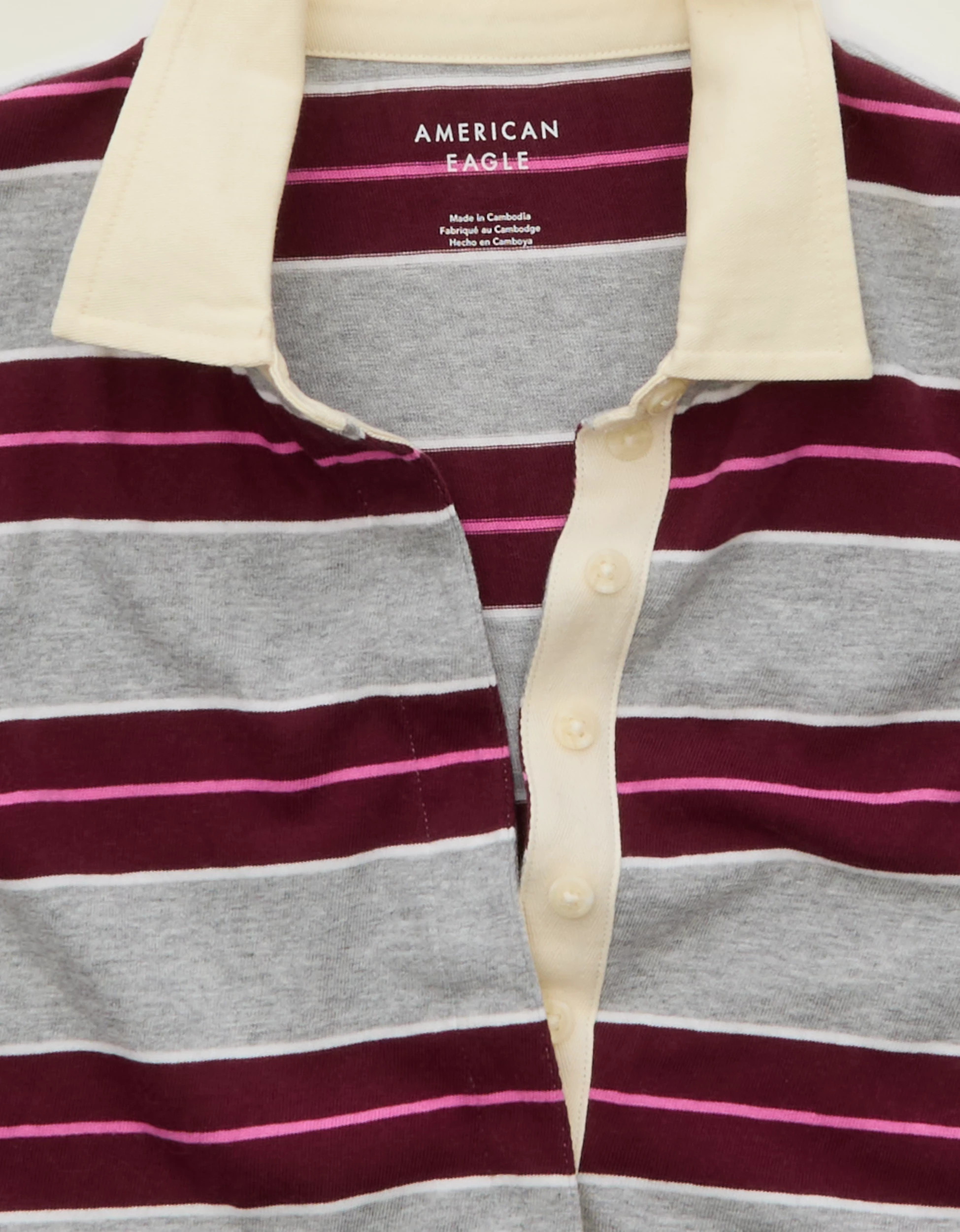 AE Striped Rugby Polo T-Shirt | American Eagle Outfitters (US & CA)