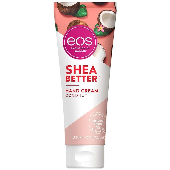 Amazon.com: eos Shea Better Hand Cream - Coconut, Natural Shea Butter Hand Lotion and Skin Care, ... | Amazon (US)