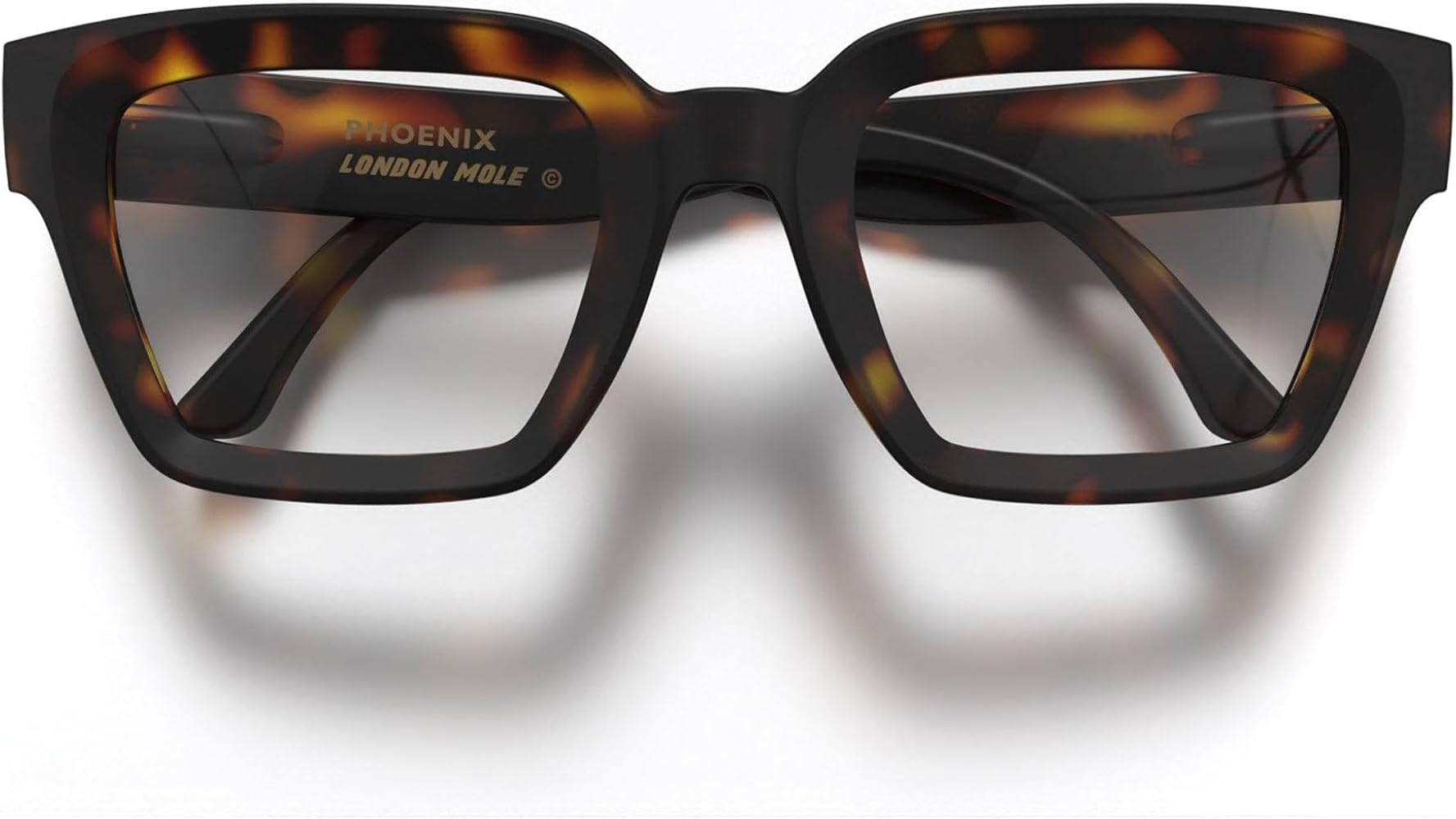 LONDON MOLE® Phoenix reading glasses | Oversized square/rectangular shape | Unisex | Spring hing... | Amazon (US)