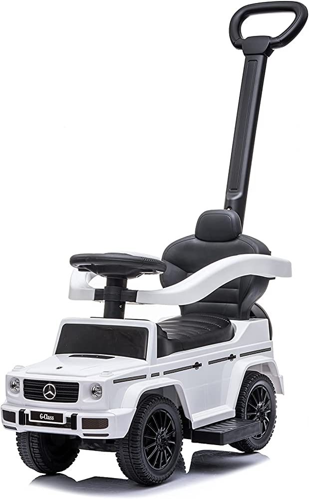 Best Ride On Cars Mercedes G-Wagon 3 in 1 Push Car, White | Amazon (US)