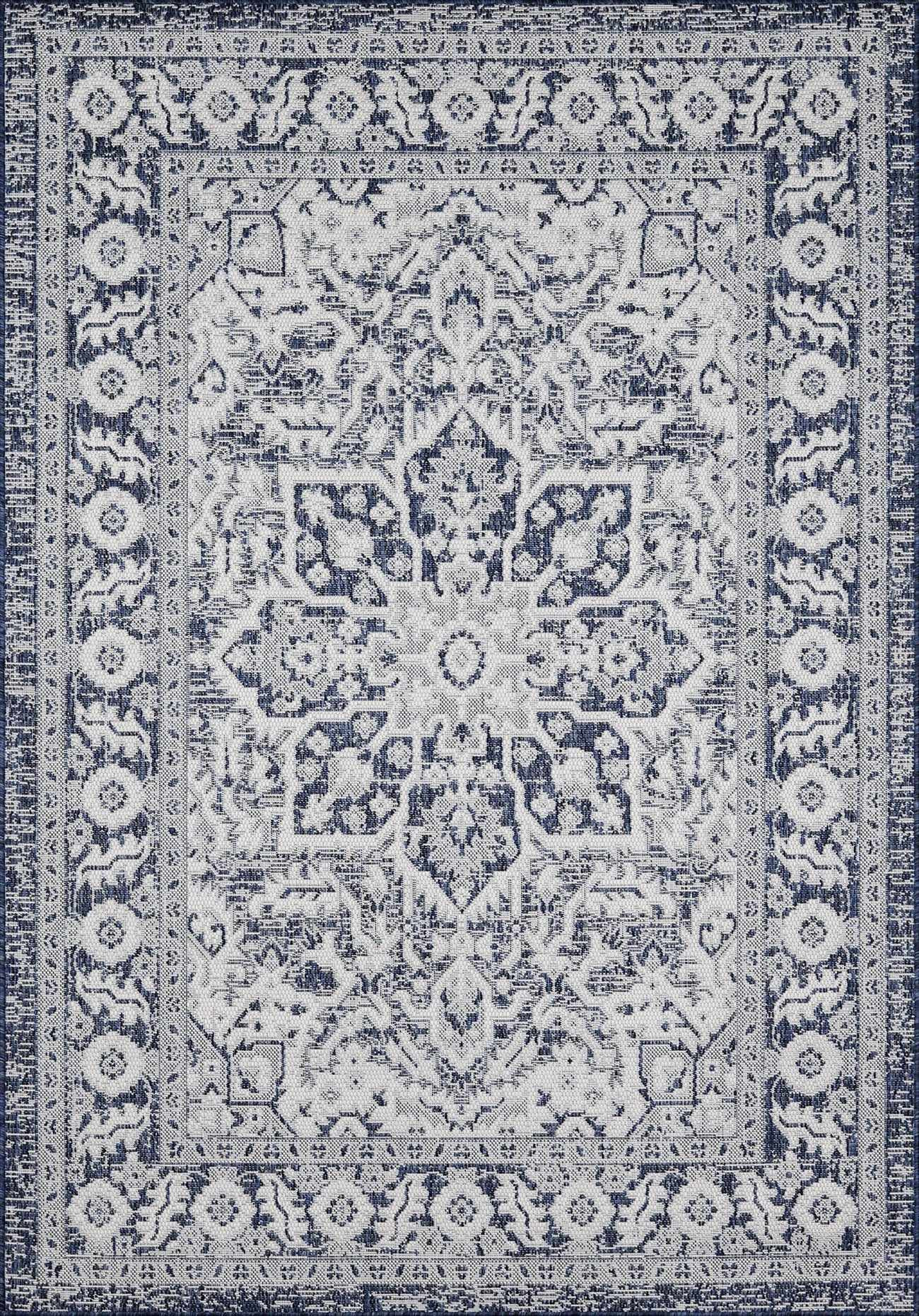 Etoile Navy Blue Performance Rug | Boutique Rugs