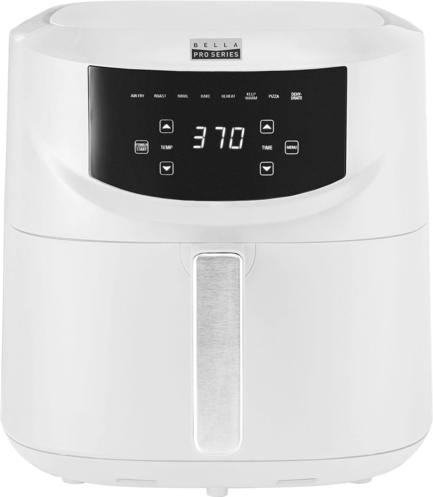 Bella Pro Series 8-qt. Digital Air Fryer with Divided Basket White 90186 - Best Buy | Best Buy U.S.