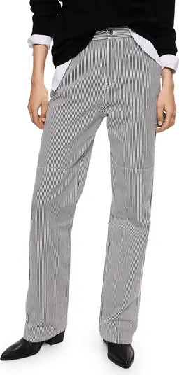 Pocket Straight Leg Cargo Jeans | Nordstrom