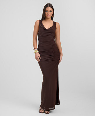 Women's Cowl Neck Maxi Dress | Macy's