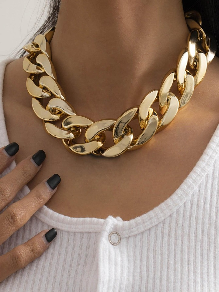 1pc Fashionable Minimalist Necklace For Men Women For Daily Decoration | SHEIN USA | SHEIN