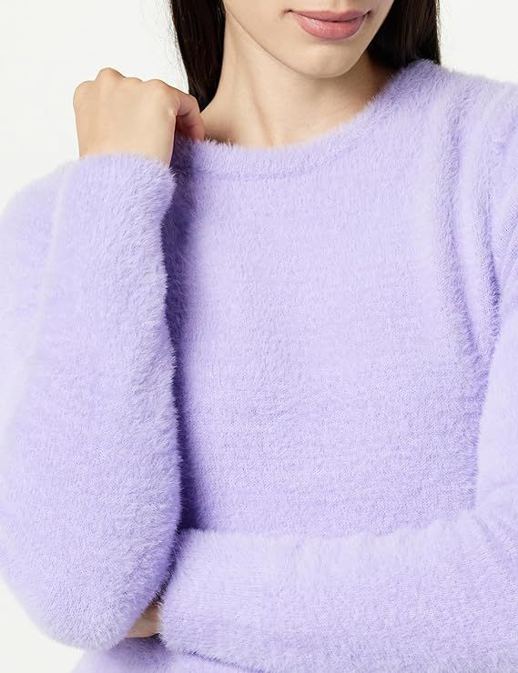 The Drop Women's Juliana Cropped Eyelash Sweater | Amazon (US)