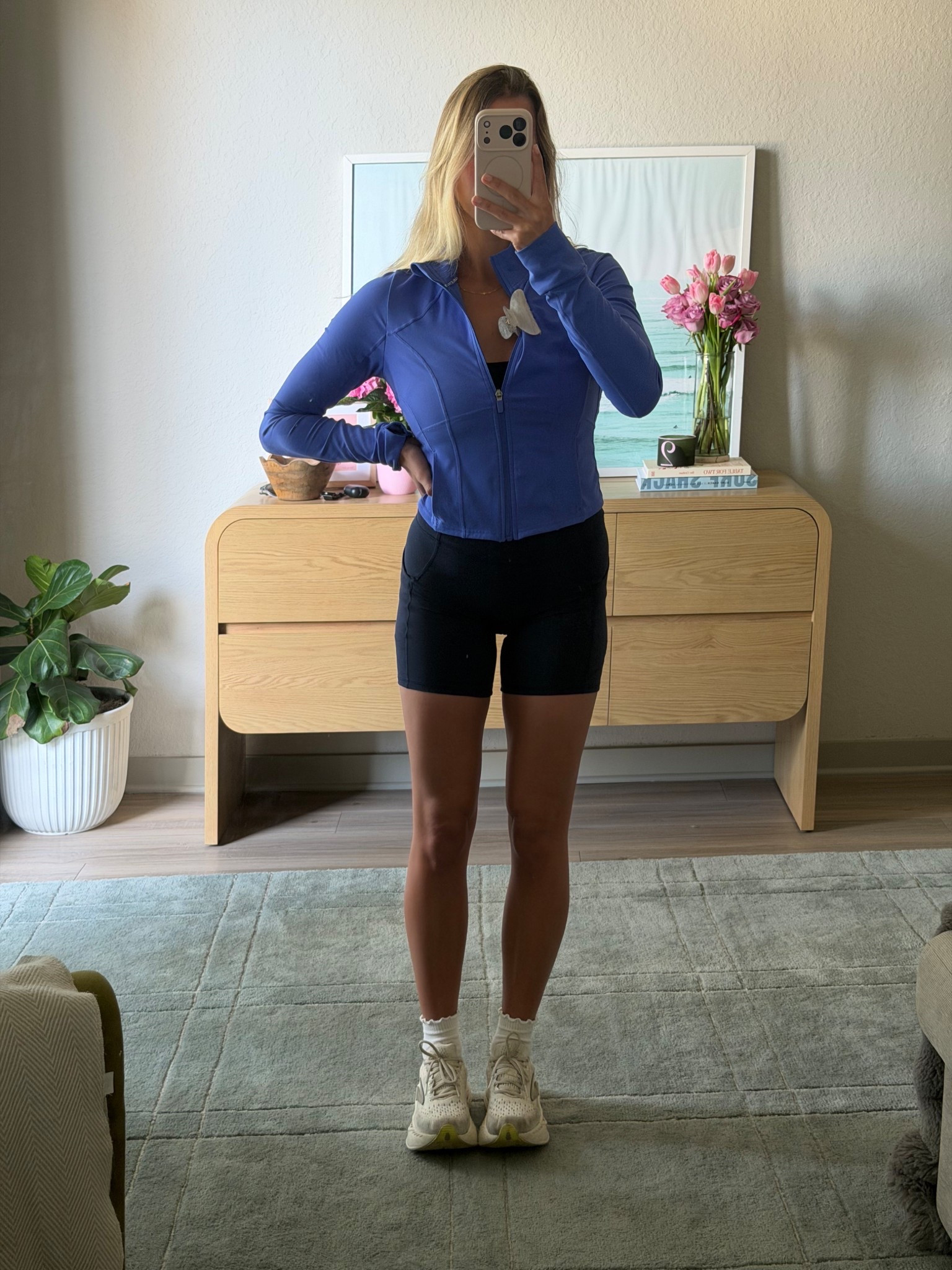 Small in jacket
Shoes TTS

#LTKootd #LTKActive #LTKfitnessgoals