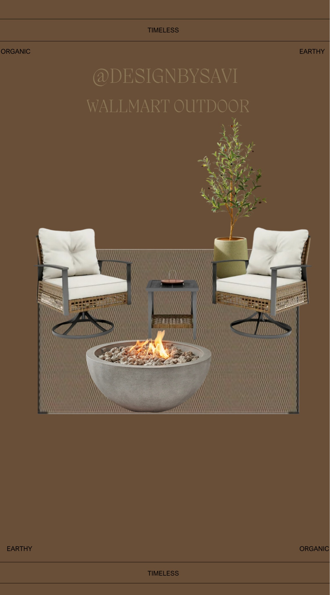 This Walmart outdoor set is perfect for any patio! 🤎

Walmart finds, Walmart outdoor, Walmart patio, patio finds, backyard, backyard set, firepit, fireplace, olive tree

#LTKSeasonal #LTKhome
