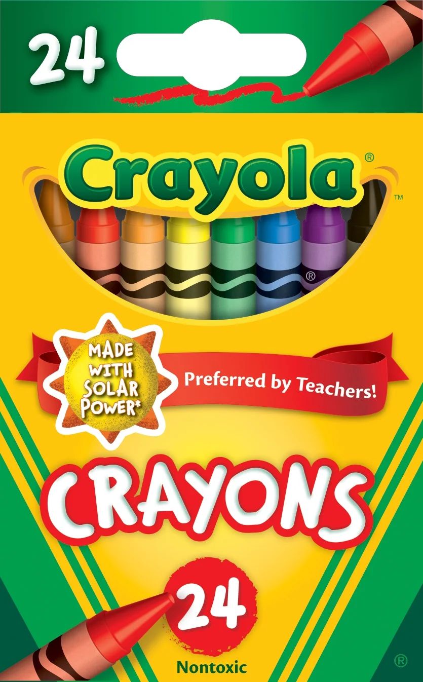 Crayola Crayons, 24 Count, Back to School Supplies, Classroom Supplies, Assorted Classic Colors, ... | Walmart (US)