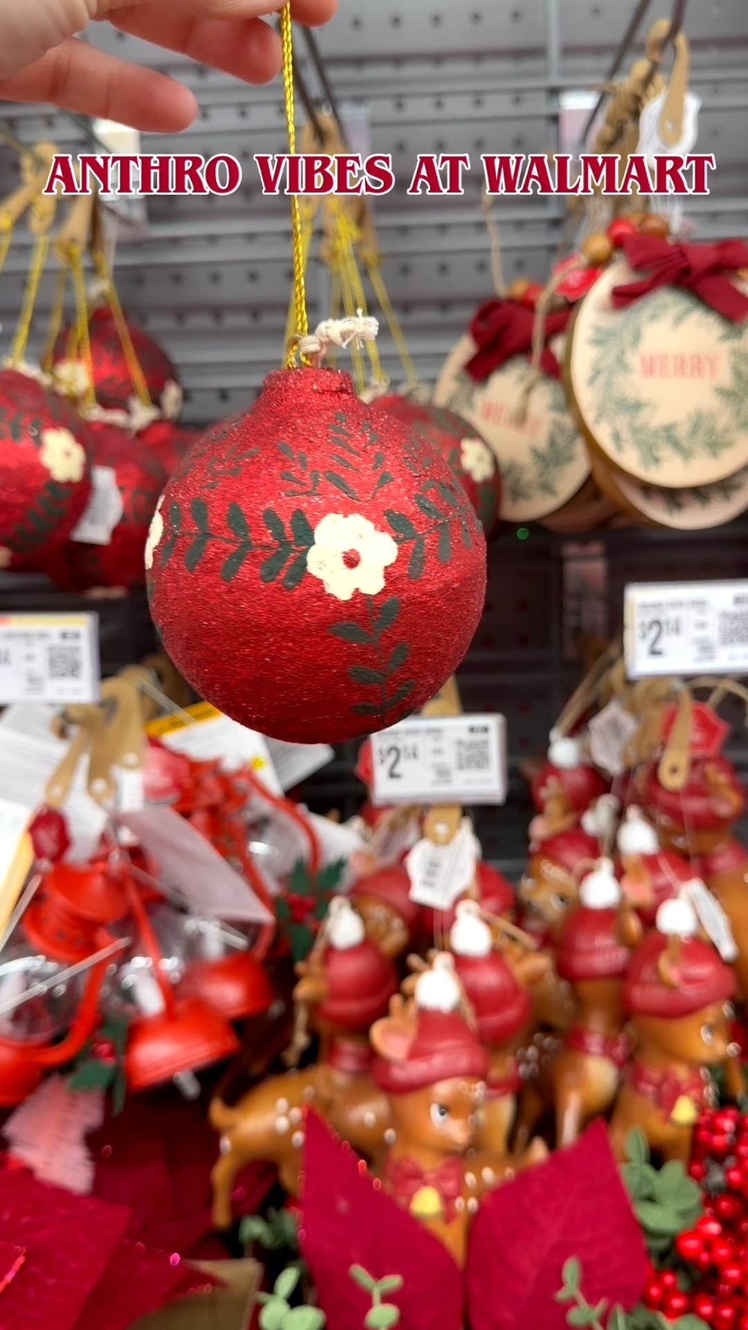 These Walmart ornaments are so beautiful and look just like Pottery Barn ornaments, but for a fraction of the price! $8 for a pack of 4 and several colors available! Low in stock already, so grab them if you like them! The hand painted paper mache ornaments are Scandinavian inspired and I love the florals!  ………………………… flocked ornaments ball ornaments Christmas decor trends walmart ornaments walmart new arrivals christmas trends 2025 Christmas trends target ornaments pottery barn dupe cb2 dupe west elm dupe christmas tree ornaments traditional christmas decor ornaments under $10 Christmas tree filler flocked christmas tree bow garland bow tree topper velvet bow velvet ornaments shatterproof ornaments  viral Christmas sell out risk anthro ornaments Anthropologie ornaments anthro dupe Anthropologie dupe shatterproof ornaments Christmas tree decor 

#LTKFamily #LTKSeasonal #LTKHome

#LTKFindsUnder50 #LTKHoliday #LTKKids