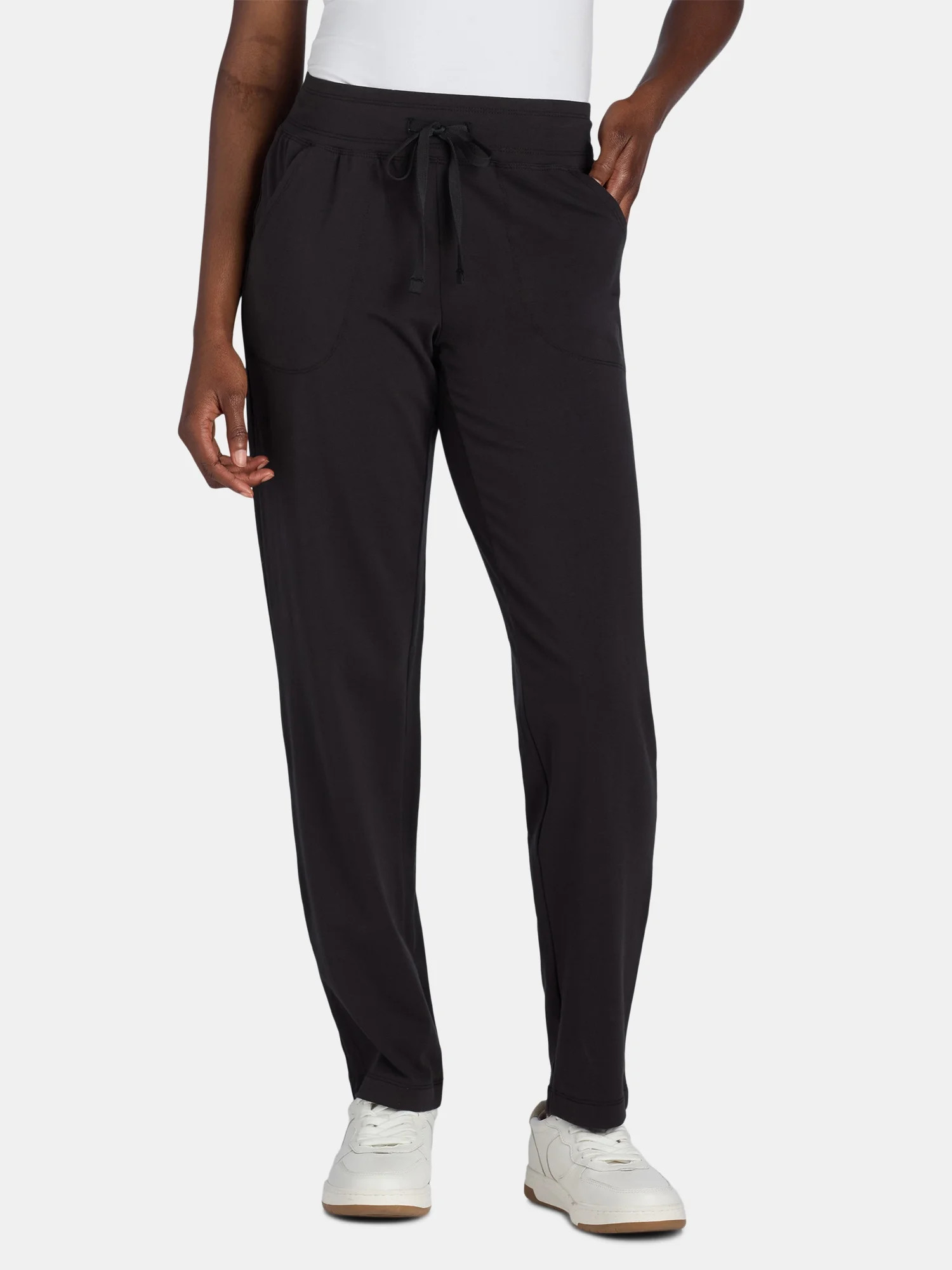 Athletic Works Women's and Women's Plus Knit Pants, Sizes XS-4X | Walmart (US)