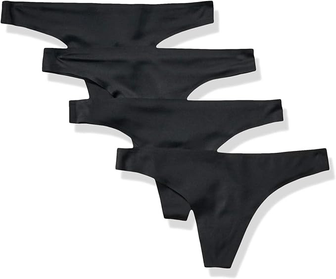 Amazon Essentials Women's Seamless Breathable Underwear for Women Thong, Bonded Stretch, Pack of ... | Amazon (US)