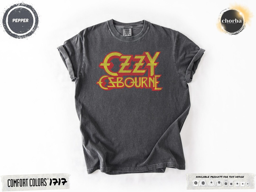 Ozzy Osbourne Comfort Colors T-shirt: Vintage Rock Tee, Metal Fan Gift - Etsy | Etsy (US)