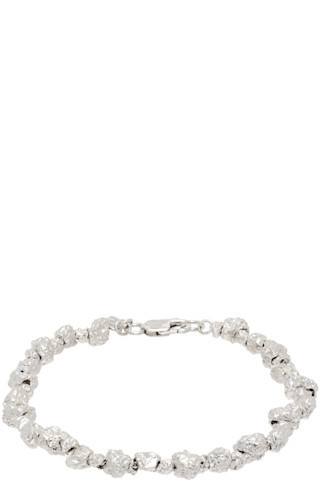 SSENSE Exclusive Silver VC006 Signature Bracelet | SSENSE