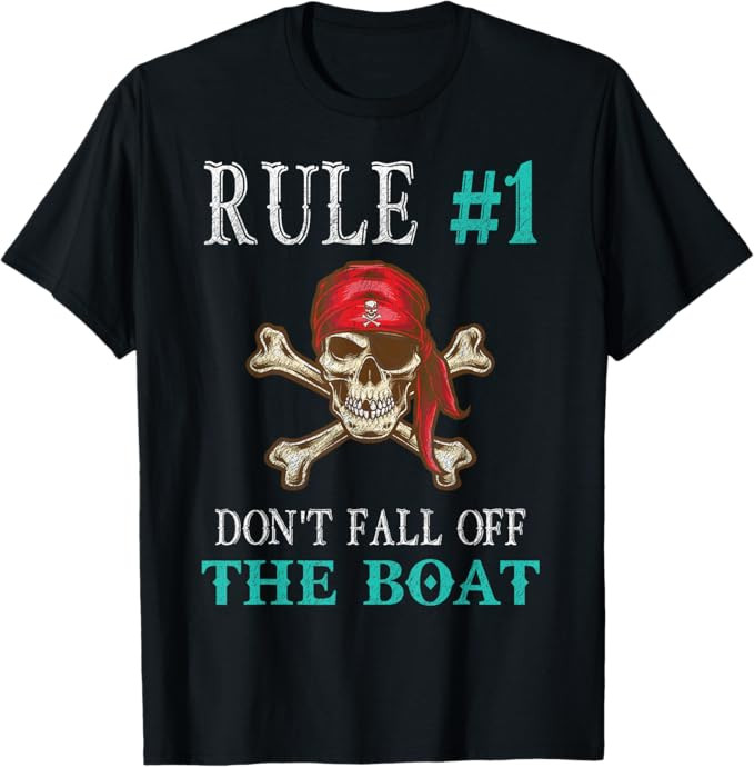 Funny Pirate Quote Tampa Gasparilla Crossbones Design T-Shirt | Amazon (US)
